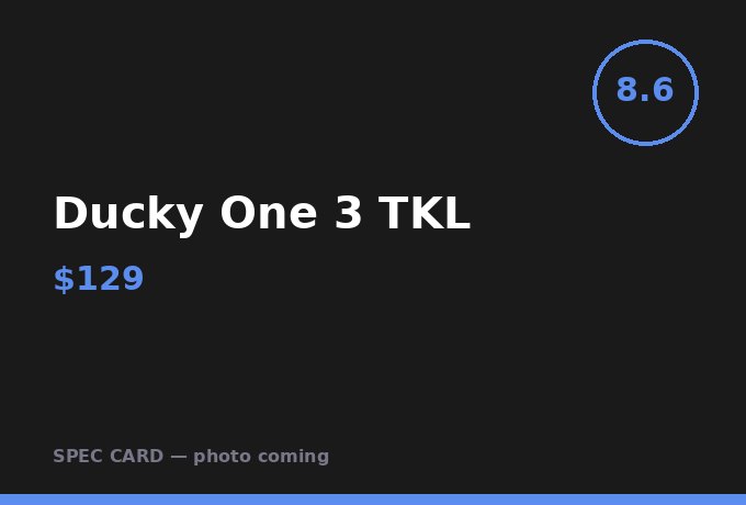 Ducky One 3 TKL