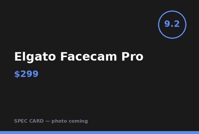 Elgato Facecam Pro