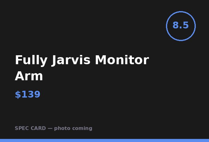 Fully Jarvis Monitor Arm