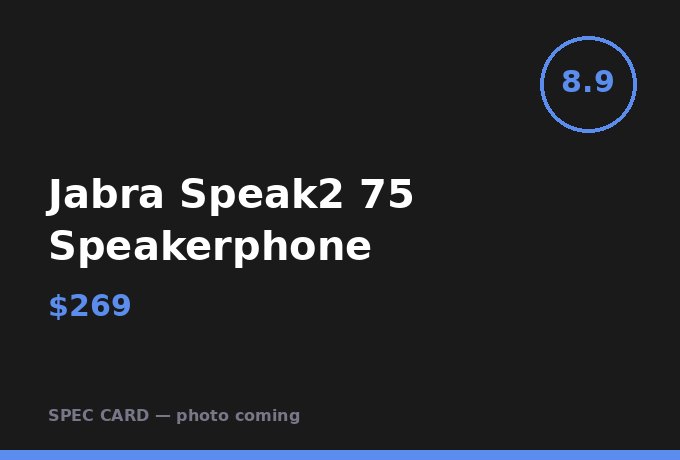 Jabra Speak2 75 Speakerphone