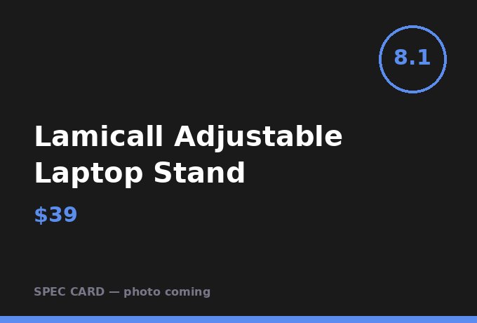 Lamicall Adjustable Laptop Stand