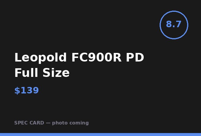 Leopold FC900R PD Full Size