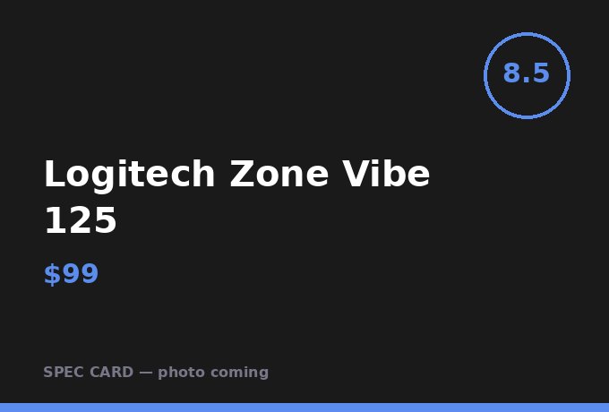 Logitech Zone Vibe 125