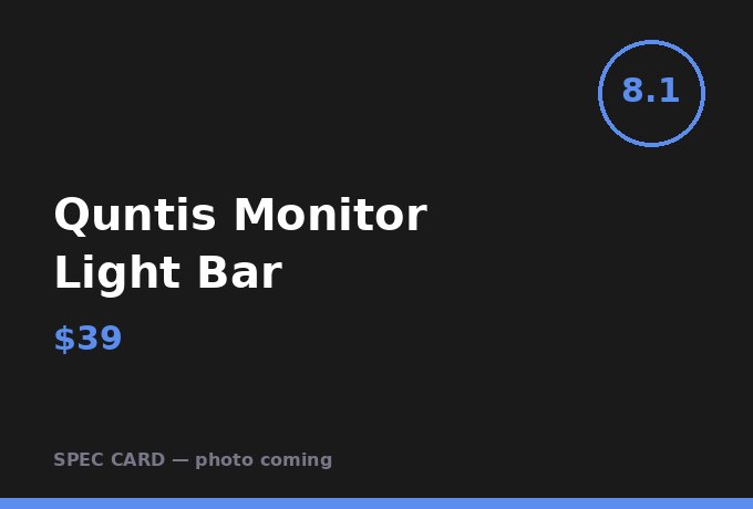 Quntis Monitor Light Bar