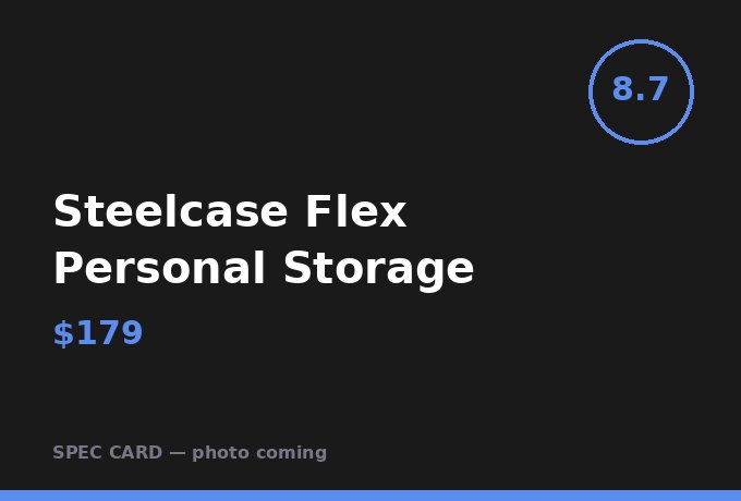 Steelcase Flex Personal Storage