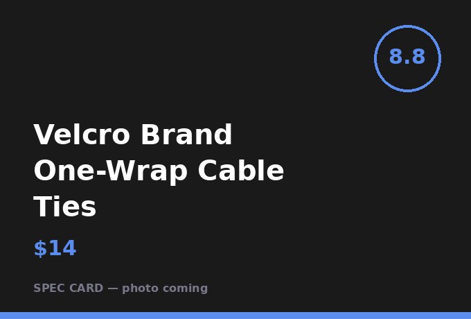 Velcro Brand One-Wrap Cable Ties
